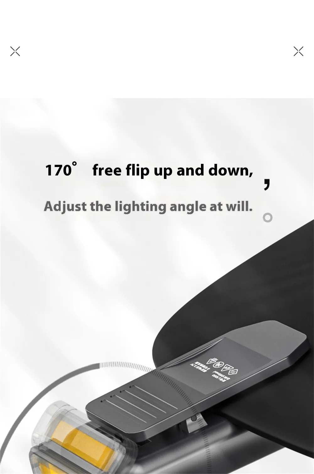 LED Clip on Cap Lights USB Rechargeable Cap Flashlight Clip Waterproof Ultra Bright Hat Flashlight Headlamp for Fishing Camping