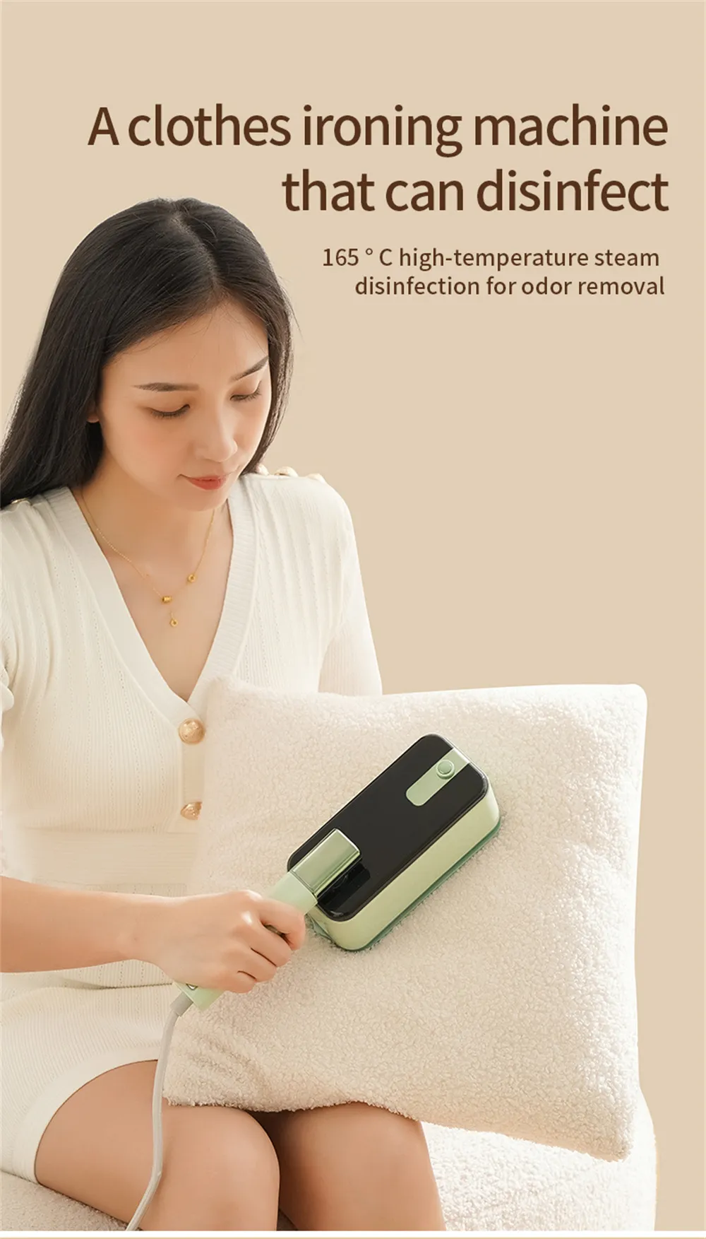 Tevorex Portable Handheld Iron Wet And Dry Small Folding Steam Electric Iron Household Garment Ironing Machine