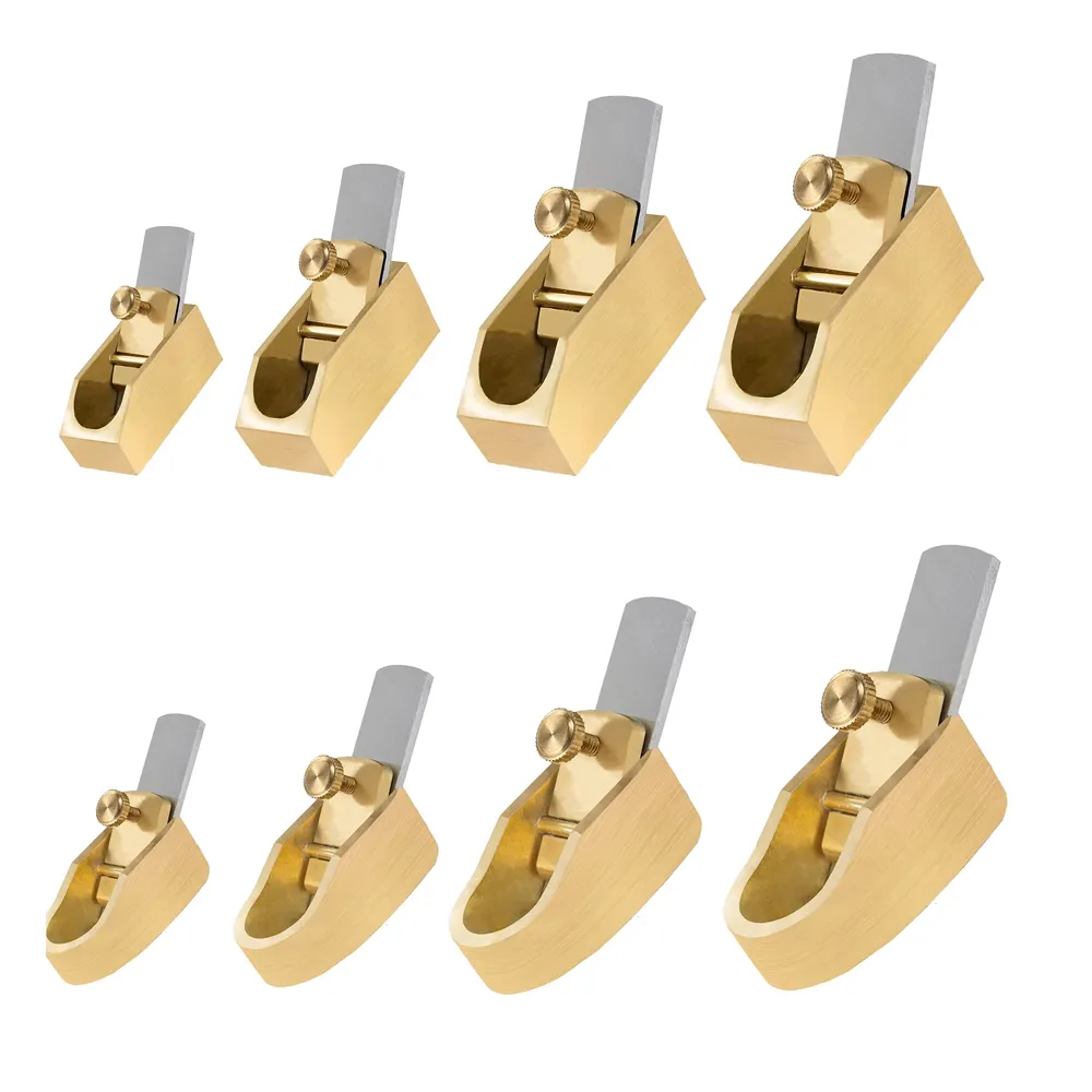 Woodworking Brass Violin Plane Convex Flat Bottom High Speed Steel Blades Four Sizes Precision Tool Musical Instrument Crafting Woodworking Brass Violin Plane Convex Flat Bottom High Speed Steel Blades Four Sizes Precision Tool Musical Instrument Crafting