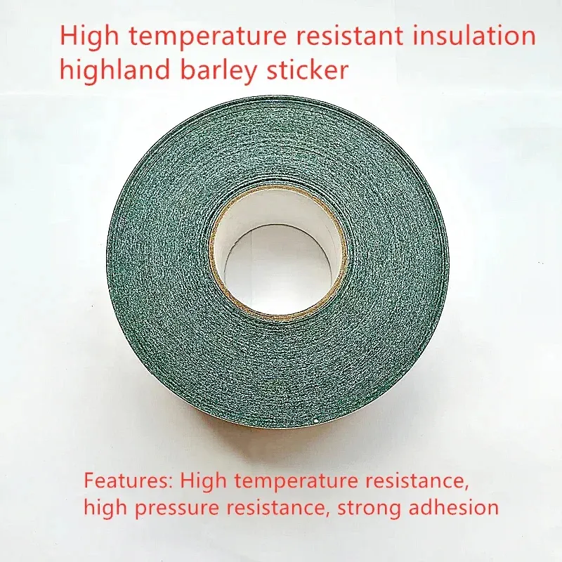 Highland Barley Paper Insulation Sticker 5 Meters Roll Heat Resistant Adhesive Backing 65mm Wide 0.2mm Thickness Lithium Battery Pack Protection