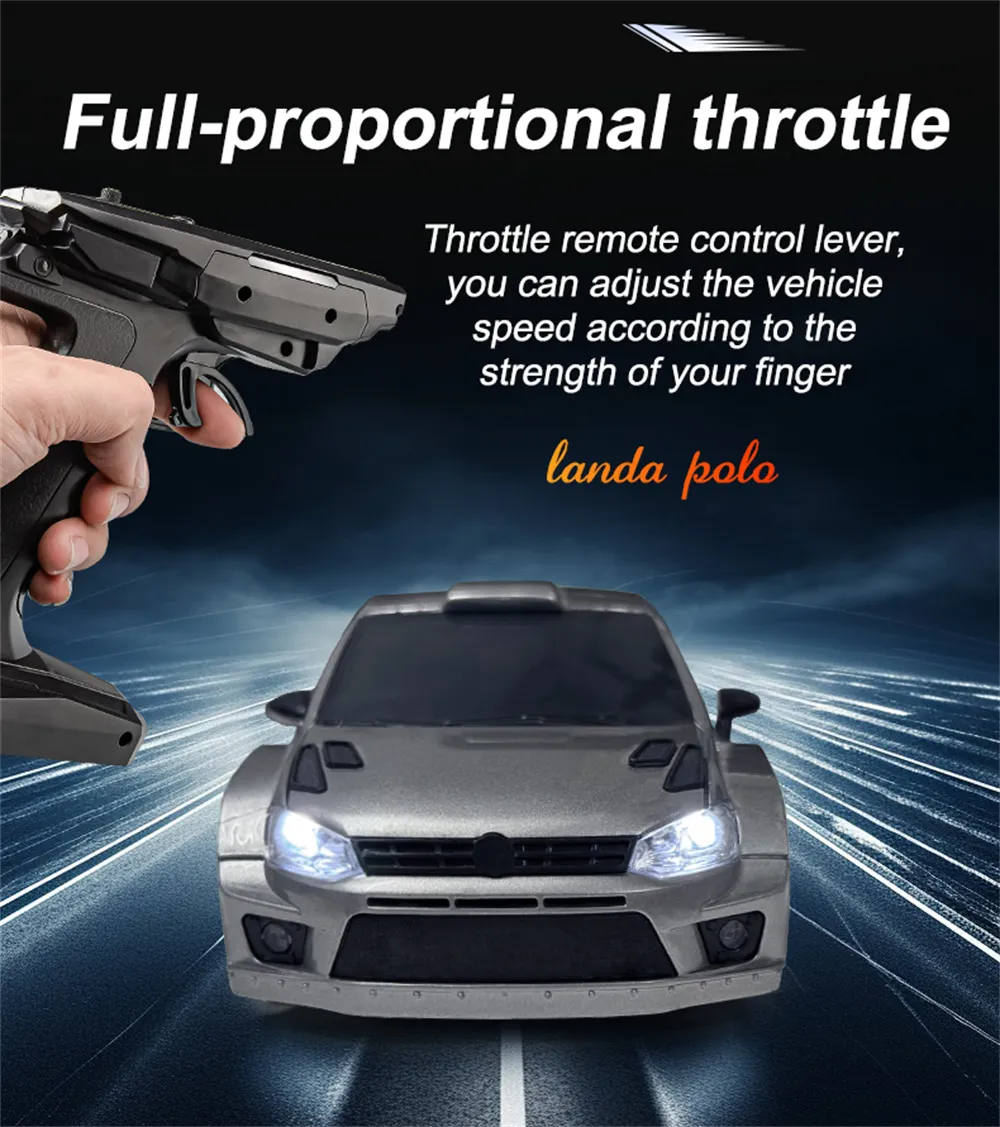 LDRC 2803 PRO RTR 1/28 2.4G RWD Drift RC Car Gyro LED Light On-Road Mini Full Proportional Racing Micro Classic Vehicles Models Toys