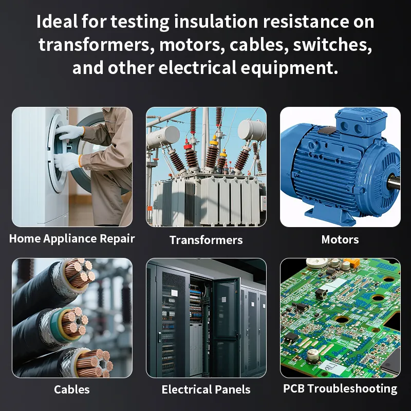 2in1 ZOYI ZT1000R Multimeter Insulation Tester 5 Voltage Settings 1000V AC DC True RMS High Accuracy Backlit Screen Professional Measuring Tool 2in1 ZOYI ZT1000R Multimeter Insulation Tester 5 Voltage Settings 1000V AC DC True RMS High Accuracy Backlit Screen Professional Measuring Tool