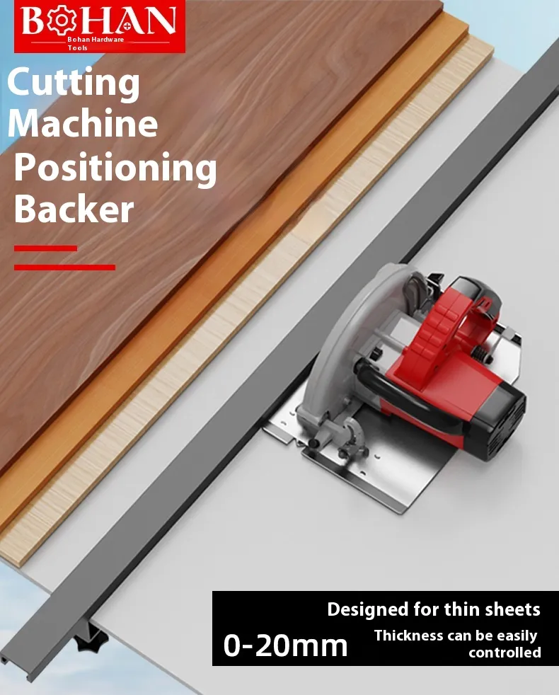 BOHAN Cutting Machine Positioning Fence Aluminum Alloy 1280mm/2560mm Adjustable Clamp Range Precision Guide Track for Woodworking BOHAN Cutting Machine Positioning Fence Aluminum Alloy 1280mm/2560mm Adjustable Clamp Range Precision Guide Track for Woodworking