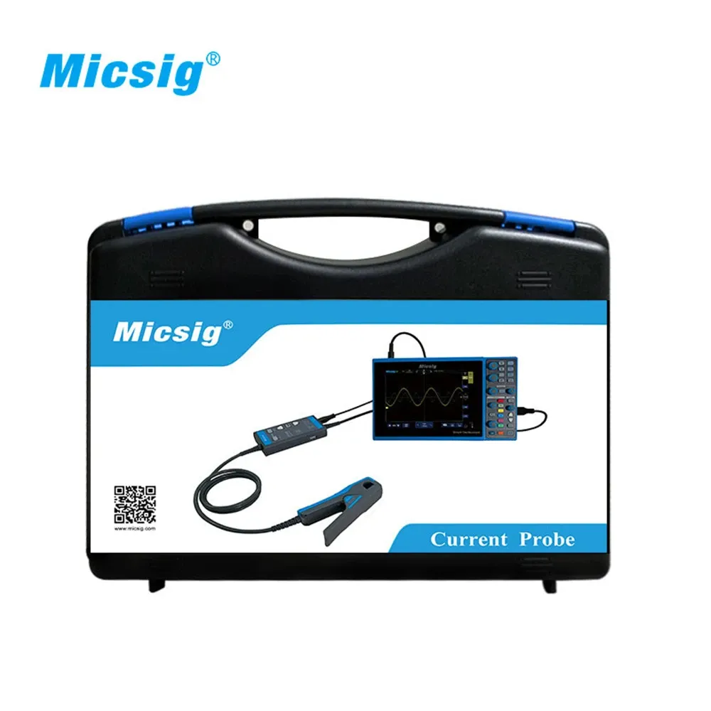 Micsig CP2100A AC DC Current Probe DC to 800KHz 10A 100A High Precision Signal Measurement CAT III 300V CAT II 600V Wide Bandwidth
