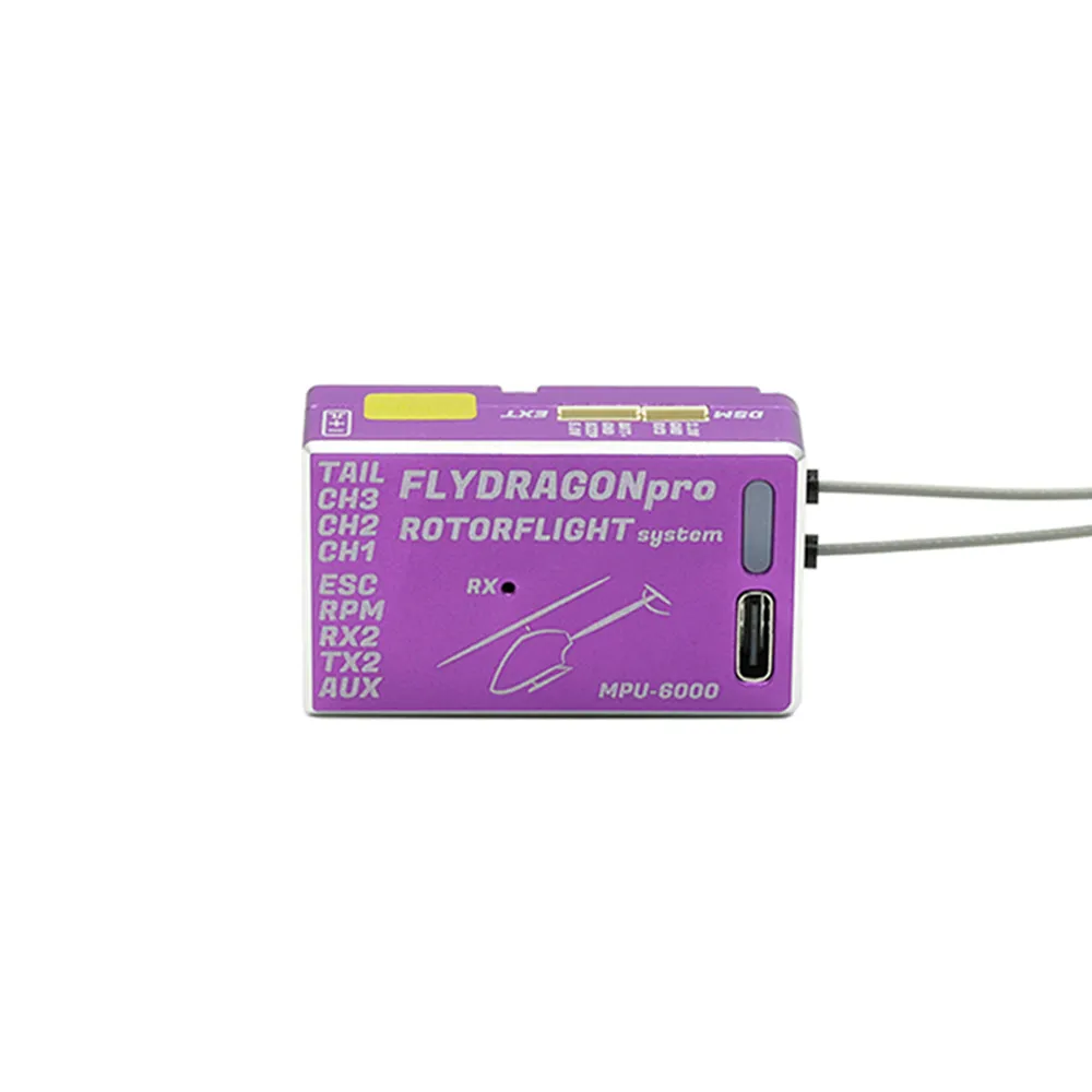 Steam FLYDRAGON Pro F722 V2.2 Gyroscope Rotorflight Upgraded Version MPU6000 Built-in Receiver Rescue Mode for RC Helicopter Steam FLYDRAGON Pro F722 V2.2 Gyroscope Rotorflight Upgraded Version MPU6000 Built-in Receiver Rescue Mode for RC Helicopter