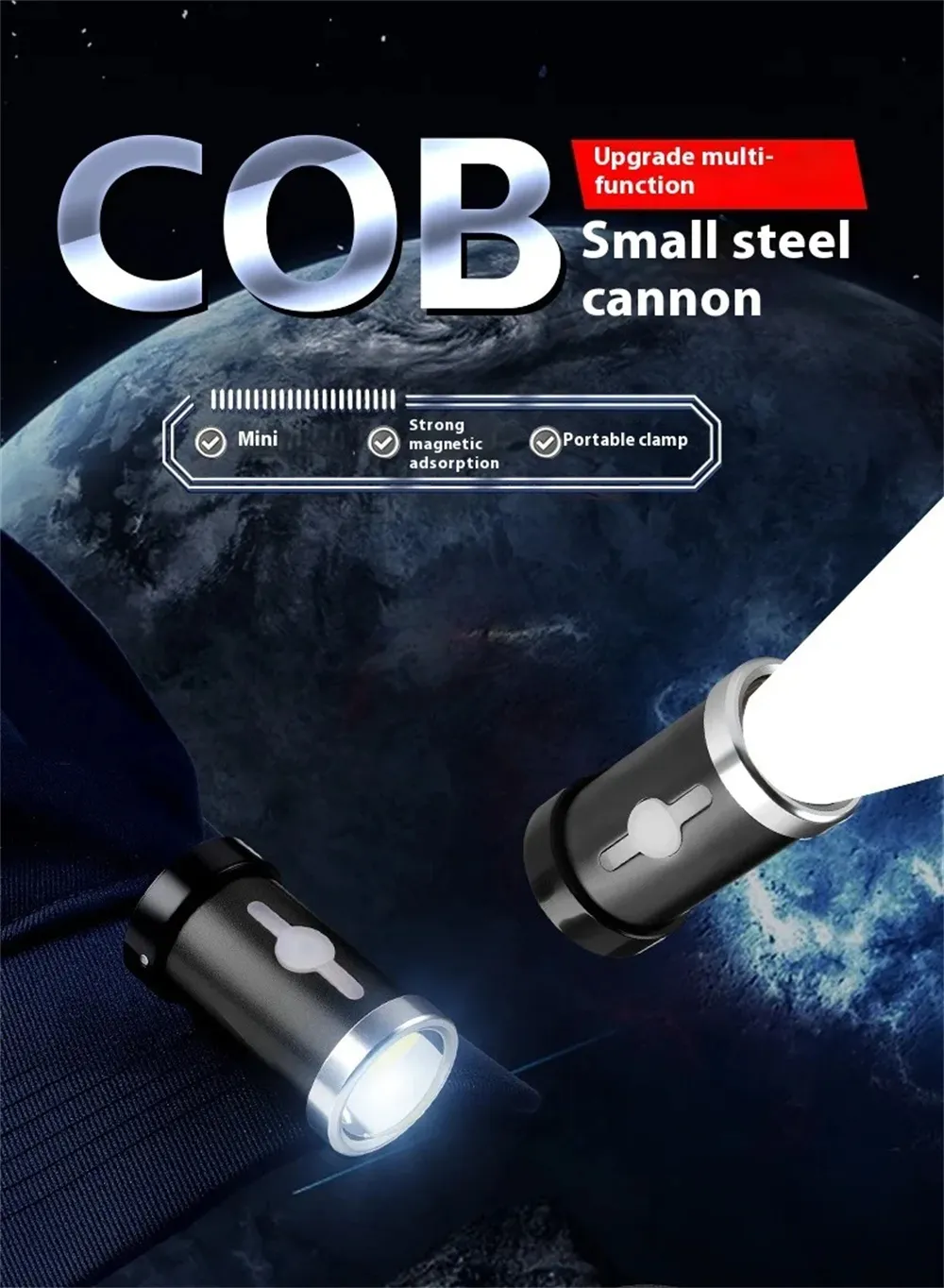 Ultra Mini Flashlight Auto Repair Strong Light Lamp Small Portable Pen Light, Magnetic Suction Maintenance COB Lighting Lamp Ultra Mini Flashlight Auto Repair Strong Light Lamp Small Portable Pen Light, Magnetic Suction Maintenance COB Lighting Lamp