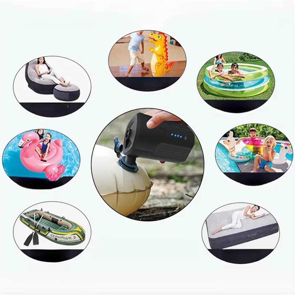 Wireless Portable Outdoor Electric Inflatable Pump For Swimming Pool Swimming Ring And Air Cushion Bed Dual Purpose Pump Wireless Portable Outdoor Electric Inflatable Pump For Swimming Pool Swimming Ring And Air Cushion Bed Dual Purpose Pump