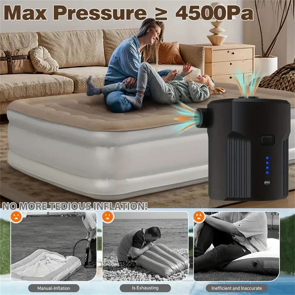 Wireless Portable Outdoor Electric Inflatable Pump For Swimming Pool Swimming Ring And Air Cushion Bed Dual Purpose Pump Wireless Portable Outdoor Electric Inflatable Pump For Swimming Pool Swimming Ring And Air Cushion Bed Dual Purpose Pump