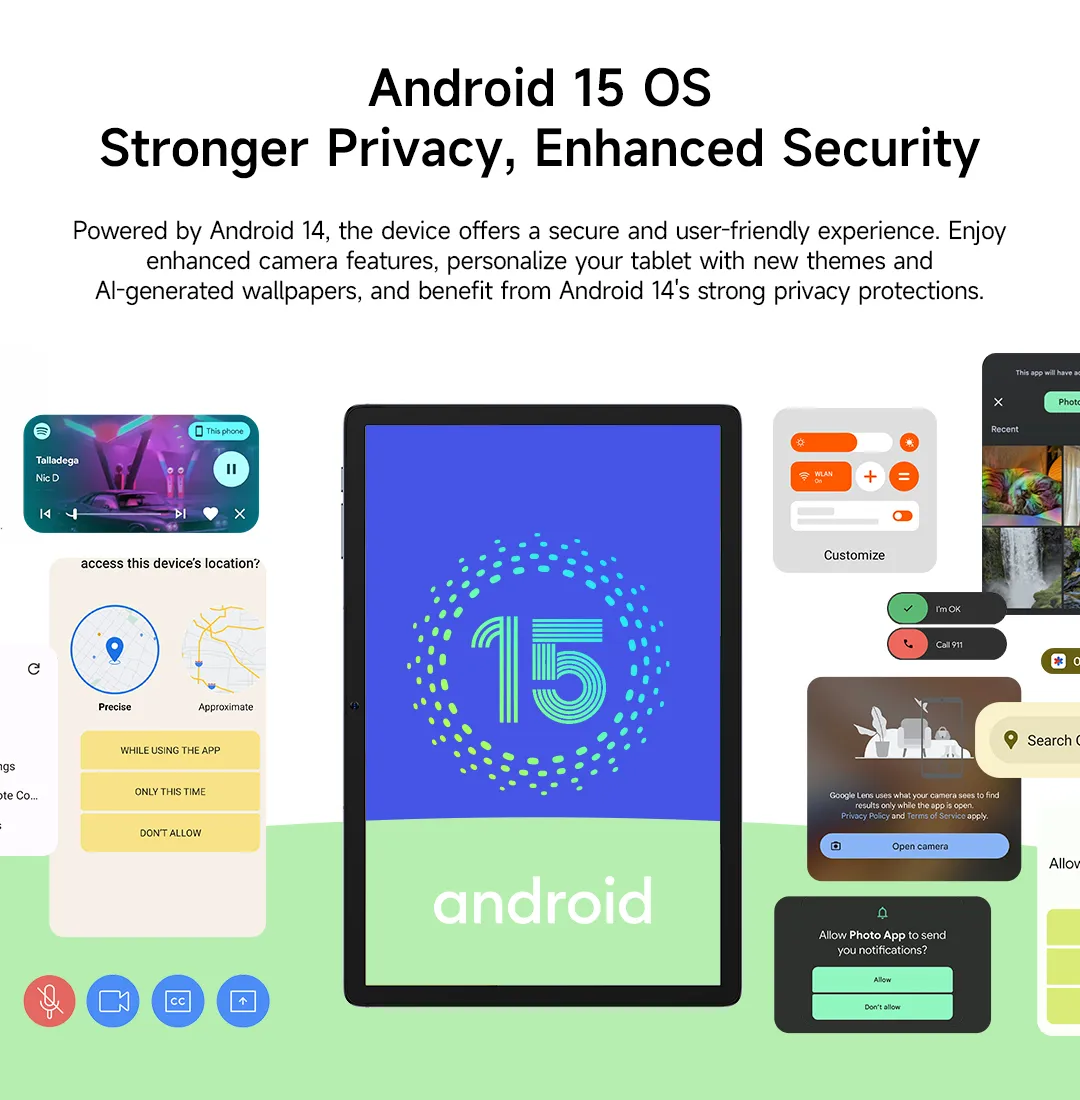 Ulefone Tab A10 UNISOC T615 Octa Core 4GB RAM+4GB Virtual Memory 256GB ROM Widevine L1 4G LTE 10.1 Inch Android 15 Tablet PC Ulefone Tab A10 UNISOC T615 Octa Core 4GB RAM+4GB Virtual Memory 256GB ROM Widevine L1 4G LTE 10.1 Inch Android 15 Tablet PC