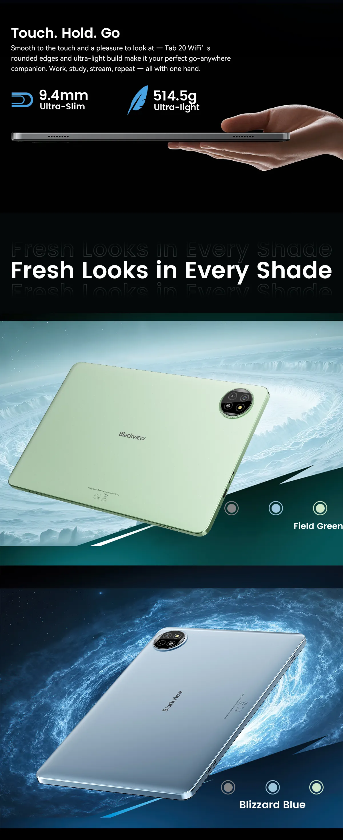 Blackview Tab 20 WiFi UNISOC T310 Quad Core 4GB RAM+8GB Virtual RAM 64GB ROM 10.1 Inch Android 15 Tablet PC Blackview Tab 20 WiFi UNISOC T310 Quad Core 4GB RAM+8GB Virtual RAM 64GB ROM 10.1 Inch Android 15 Tablet PC