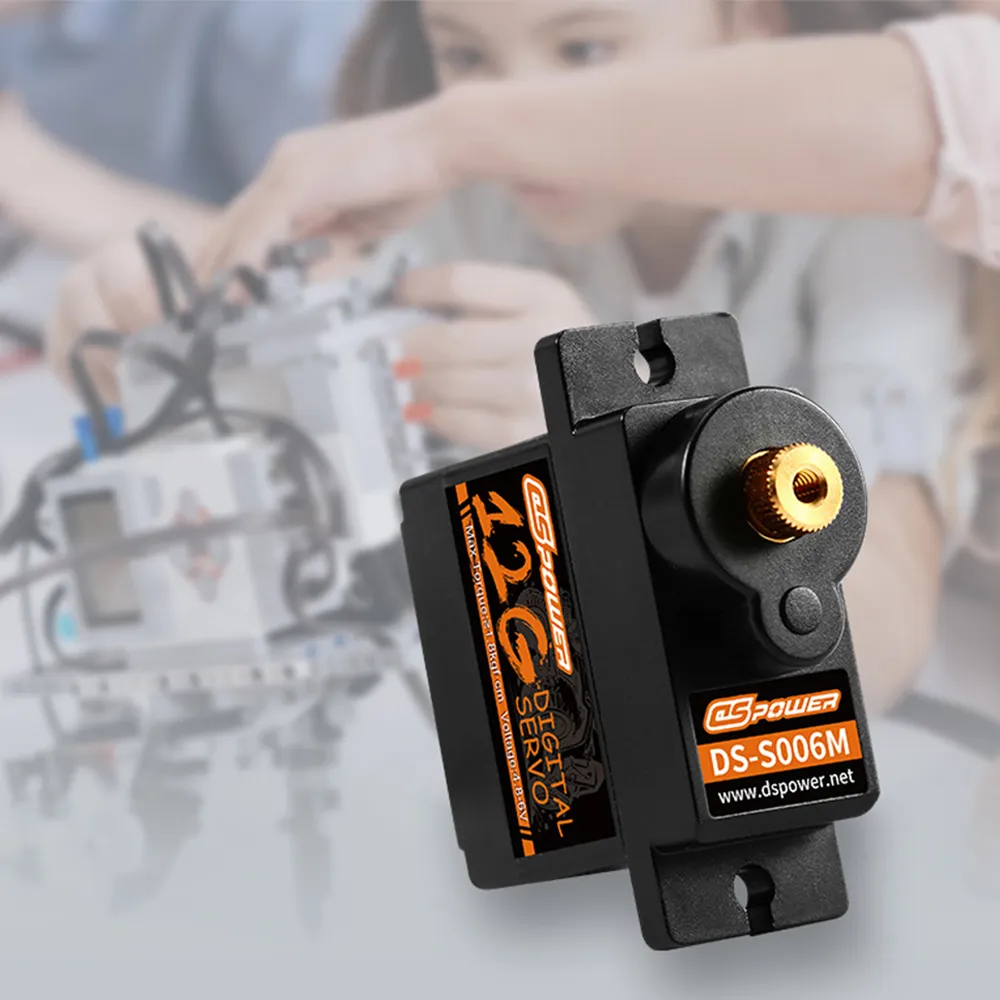 DS-S006M 12G High Torque Digital Servo Copper Gears Adjustment RC Model Robot Drone Accessories DS-S006M 12G High Torque Digital Servo Copper Gears Adjustment RC Model Robot Drone Accessories
