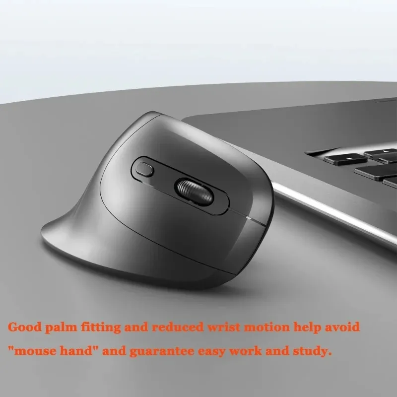 T27 Vertical Wireless Mouse Rechargeable Silent Click 1200-3200 DPI Ergonomic USB 2.4G Optical Mouse 400mAh Battery Mice Plug and Play