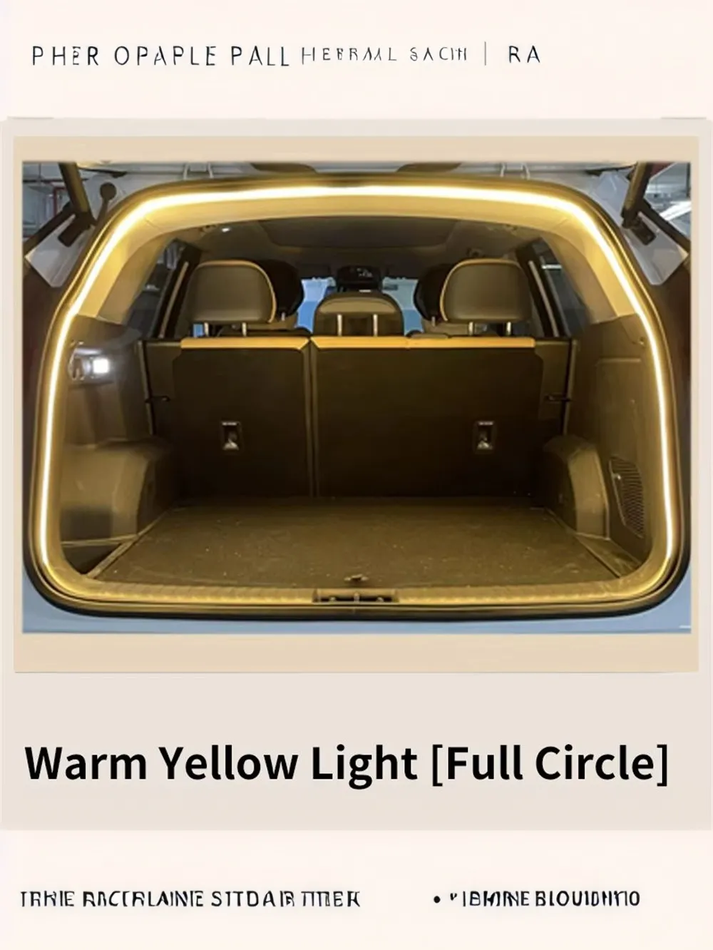 Car LED Tailgate Ambient Light Illumination Strip No Installation Required High Visibility Lamp Strip for Trunk Decoration Car LED Tailgate Ambient Light Illumination Strip No Installation Required High Visibility Lamp Strip for Trunk Decoration