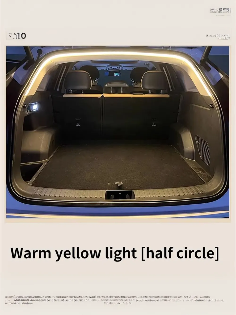 Car LED Tailgate Ambient Light Illumination Strip No Installation Required High Visibility Lamp Strip for Trunk Decoration Car LED Tailgate Ambient Light Illumination Strip No Installation Required High Visibility Lamp Strip for Trunk Decoration