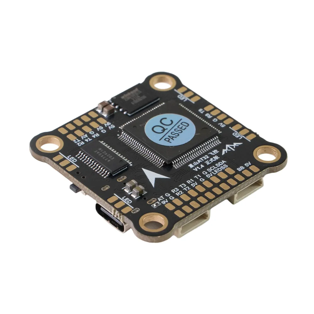 30.5mm*30.5mm GreatMountain AT32 F435VMT7 3-6S Flight Controller with 5V 9V BEC Output for RC FPV Racing Drone