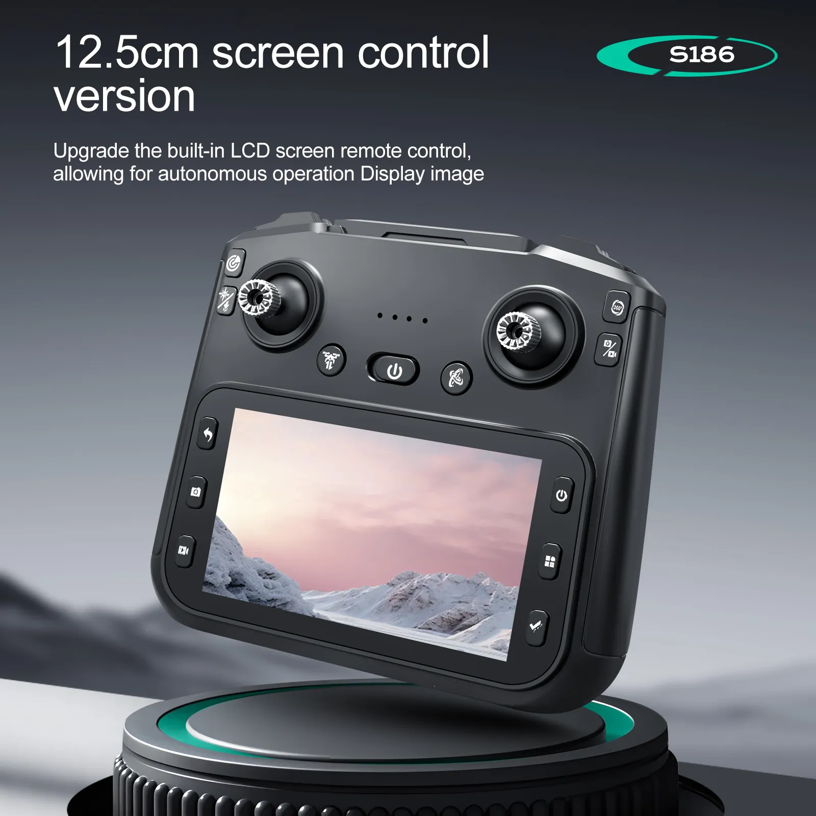 YLR/C S186 WiFi FPV with 5.9inch LCD Screen Controller HD Dual Camera Servo Gimbal 360° Obstacle Avoidance Brushless Foldable RC Drone Quadcopter RTF YLR/C S186 WiFi FPV with 5.9inch LCD Screen Controller HD Dual Camera Servo Gimbal 360° Obstacle Avoidance Brushless Foldable RC Drone Quadcopter RTF