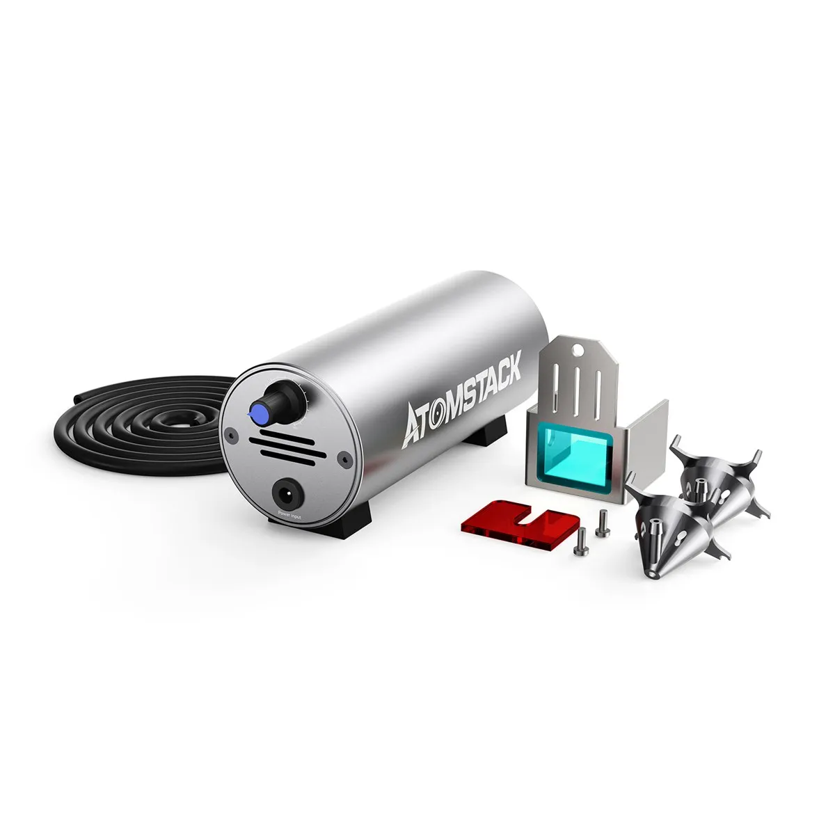[US Direct] Refurbished Atomstack F30 Air Assist System for Laser Engraving Machine Laser Cutting Engraving Air-assisted Accessories Super Airflow