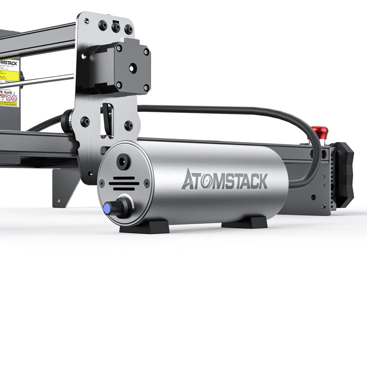 [US Direct] Refurbished Atomstack F30 Air Assist System for Laser Engraving Machine Laser Cutting Engraving Air-assisted Accessories Super Airflow