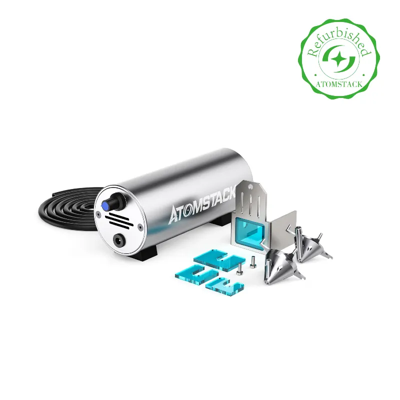 [US Direct] Refurbished Atomstack F30 Air Assist System for Laser Engraving Machine Laser Cutting Engraving Air-assisted Accessories Super Airflow