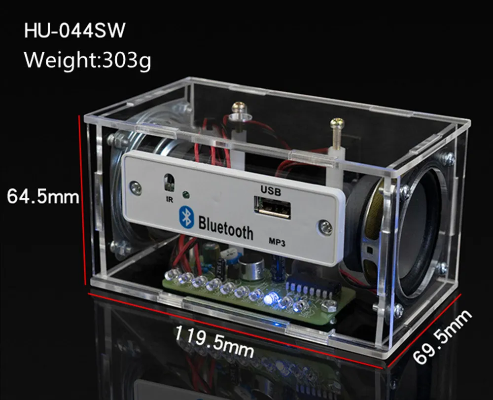Bluetooth Speaker Kit Electronic Production DIY Assembly Parts Power Amplifier Speaker Parts Circuit Board Production DIY Kit Bluetooth Speaker Kit Electronic Production DIY Assembly Parts Power Amplifier Speaker Parts Circuit Board Production DIY Kit