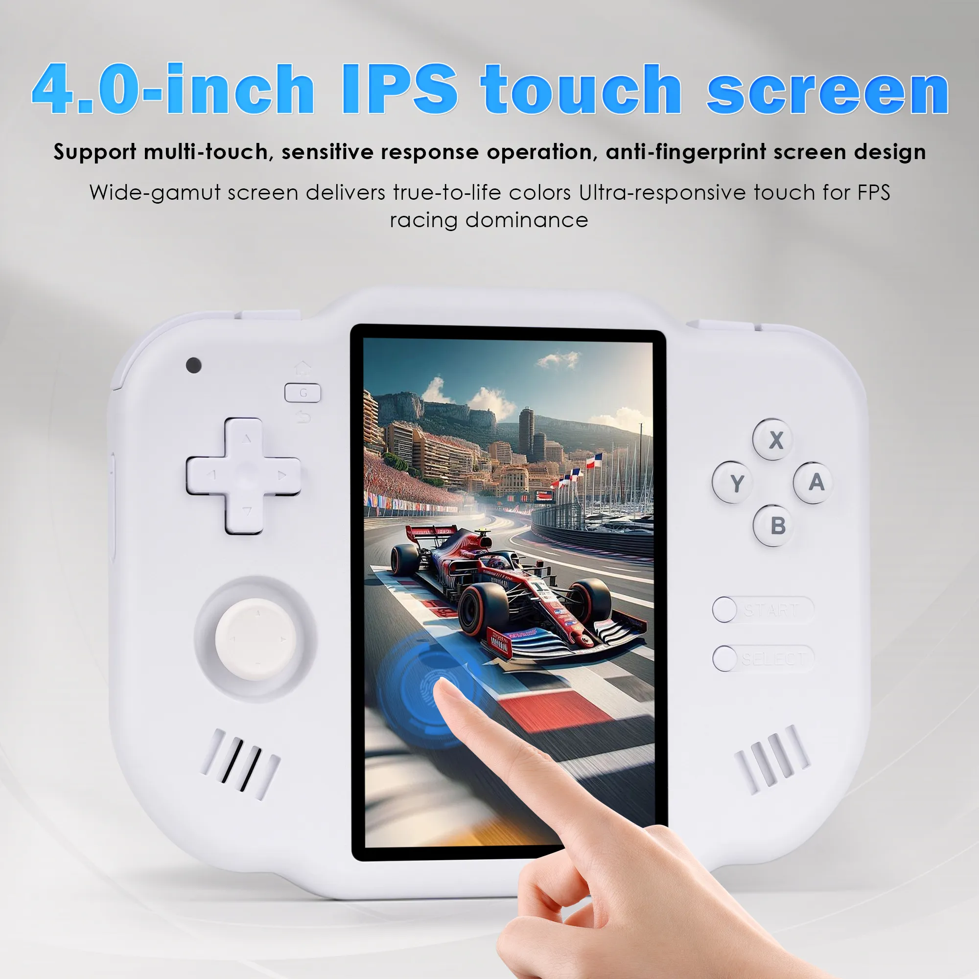 AMPOWN MINI ZERO 40 64G Vertical Handheld Game Console 4.0-inch Dual Systems Dual Mode 1900+ Games 4300mAh Battery Touch Screen Retro Video Game Player Console AMPOWN MINI ZERO 40 64G Vertical Handheld Game Console 4.0-inch Dual Systems Dual Mode 1900+ Games 4300mAh Battery Touch Screen Retro Video Game Player Console