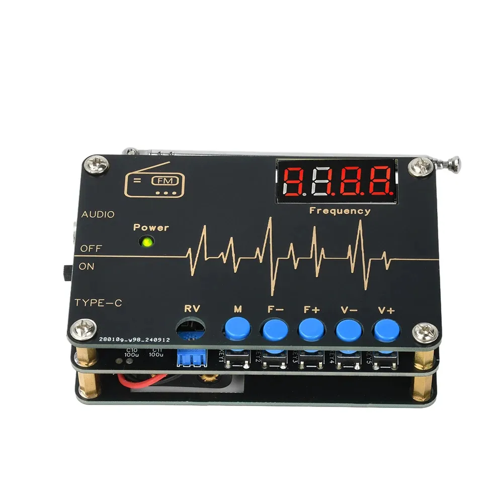 RDA5807M DIY FM Radio Kit 87-108MHz Digital Tube Display TDA2822 Amplifier Easy to Solder Educational Electronic Project RDA5807M DIY FM Radio Kit 87-108MHz Digital Tube Display TDA2822 Amplifier Easy to Solder Educational Electronic Project
