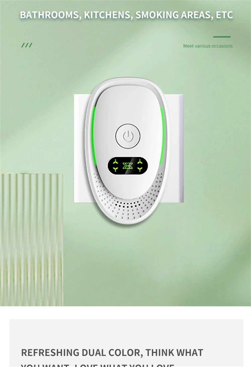 Tevorex Negative Ion Air Purifier For Efficient Pet Deodorization, Intelligent Odor Removal for Bedroom Aromatherapy Purification Tevorex Negative Ion Air Purifier For Efficient Pet Deodorization, Intelligent Odor Removal for Bedroom Aromatherapy Purification