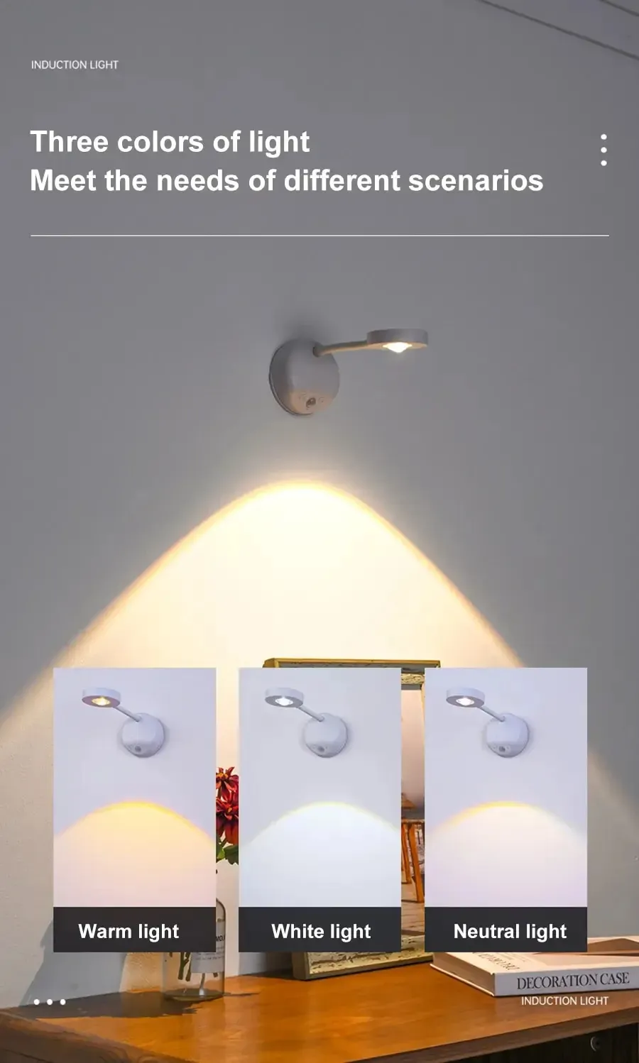 Night Light Motion Sensor Light Wireless USB LED for Kitchen Bedroom Mural Living Room Sensor Wall Lamp Indoor Lighting LED Wire-free Night Light Motion Sensor Light Wireless USB LED for Kitchen Bedroom Mural Living Room Sensor Wall Lamp Indoor Lighting LED Wire-free
