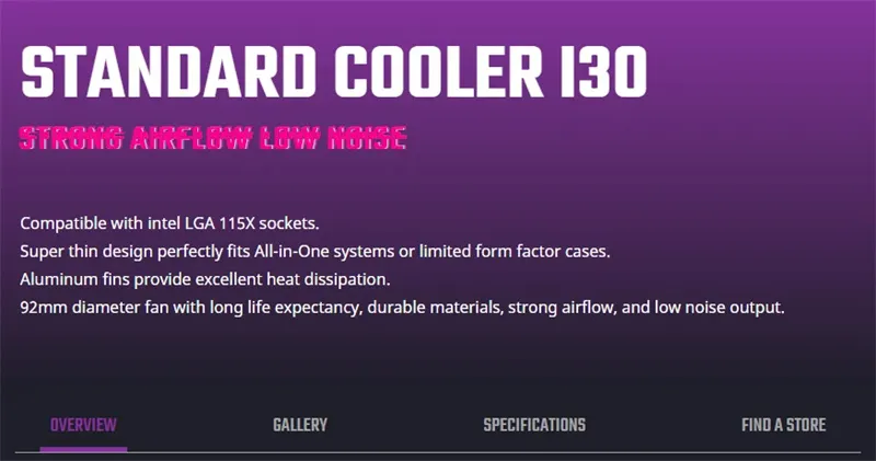 Cooler Master I30 CPU Cooler Radiator 95mm Quiet Fan Air Cooler for intel LGA115X LGA1200 Socket Dedicated Radiator Cooler Master I30 CPU Cooler Radiator 95mm Quiet Fan Air Cooler for intel LGA115X LGA1200 Socket Dedicated Radiator
