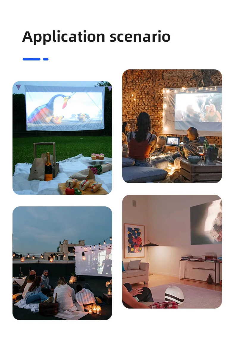 100/120 Inch Portable Foldable HD Projector Screen 16:9 Aspect Ratio Black Backing Outdoor Movie Screen for Home Theater Wide 160 Degree Viewing Angle Easy Installation 100/120 Inch Portable Foldable HD Projector Screen 16:9 Aspect Ratio Black Backing Outdoor Movie Screen for Home Theater Wide 160 Degree Viewing Angle Easy Installation