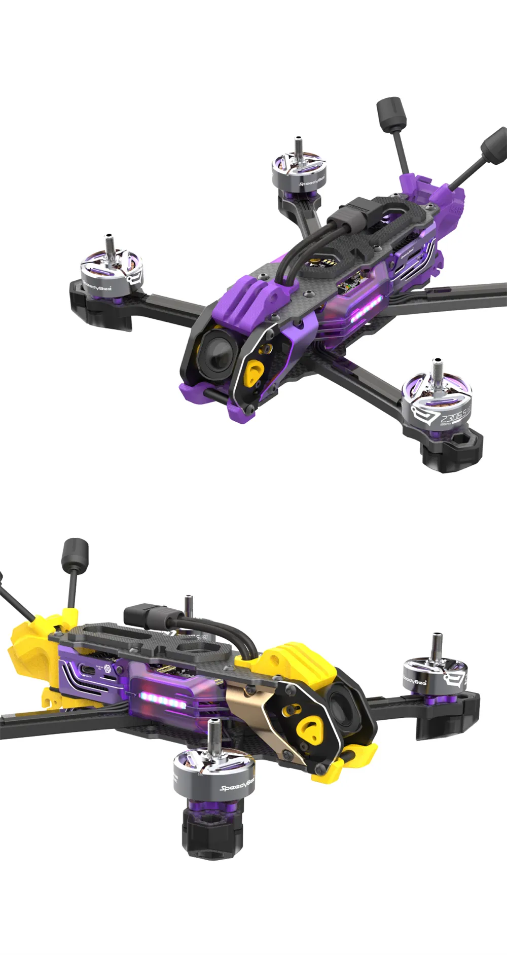 SpeedyBee Mario5 DC HD O4 PRO 5 Inch 6S FPV Racing Drones BNF with Bee Storm 2306.5 PRO 1880KV Motor SpeedyBee Mario5 DC HD O4 PRO 5 Inch 6S FPV Racing Drones BNF with Bee Storm 2306.5 PRO 1880KV Motor