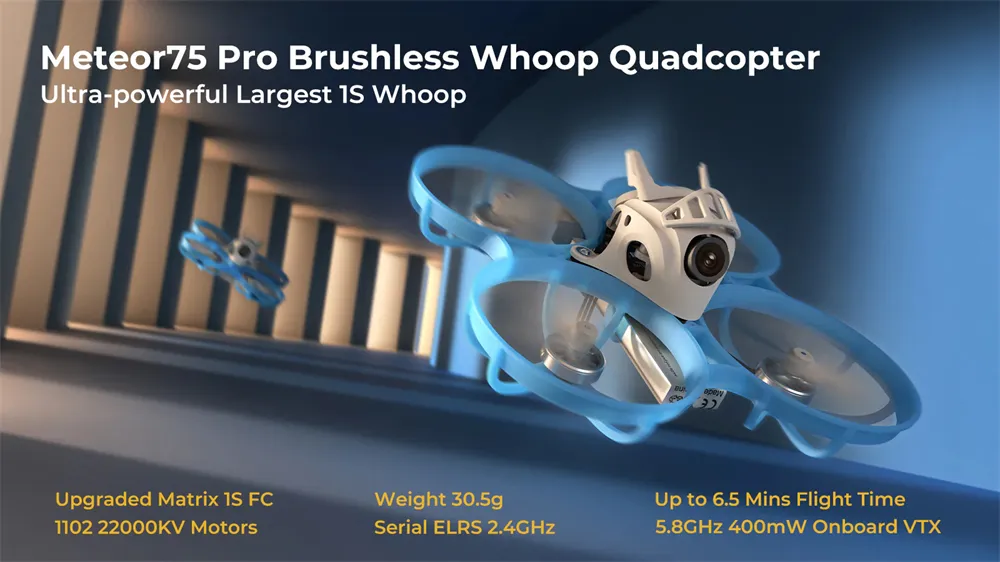 BETAFPV Matrix 1S 5A 5IN1 AIO Brushless FC for Meteor65 Pro Meteor75 Pro FPV Racing Drones