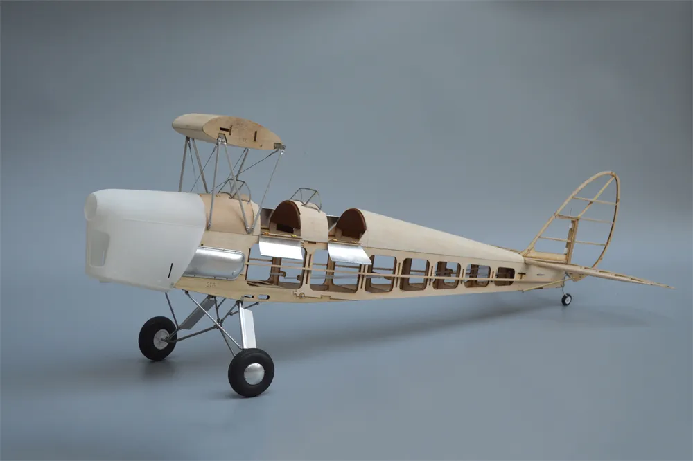 Tony Ray's Aero Model DH.82 Tiger Moth 1/6 Balsawood 1500mm Wingspan RC Airplane KIT Tony Ray's Aero Model DH.82 Tiger Moth 1/6 Balsawood 1500mm Wingspan RC Airplane KIT