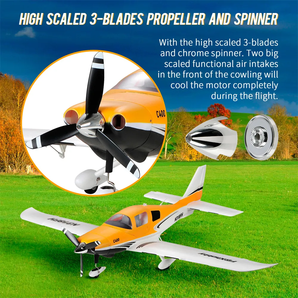 TOP RC HOBBY C400 1100mm Wingspan Low Wing STOL EPP RC Airplane PNP TOP RC HOBBY C400 1100mm Wingspan Low Wing STOL EPP RC Airplane PNP