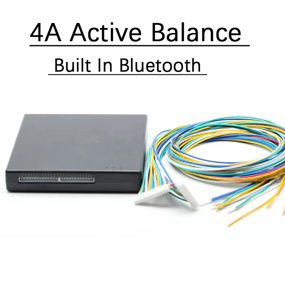 Smart 4A Active Balancer 1mv 4A DC25-100V 2S to 24S Lithium Lifepo4 LTO Battery Equalizer Bluetooth APP Energy Transfer Board