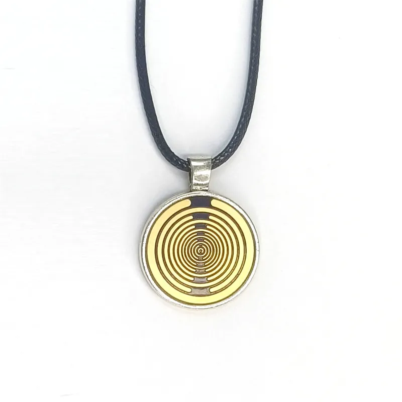 MWO Polarized Disc Necklace Multi-wave Oscillator Energy Necklace Pure Copper Gold-plated Jewelry Regulates Cell Frequency MWO Polarized Disc Necklace Multi-wave Oscillator Energy Necklace Pure Copper Gold-plated Jewelry Regulates Cell Frequency