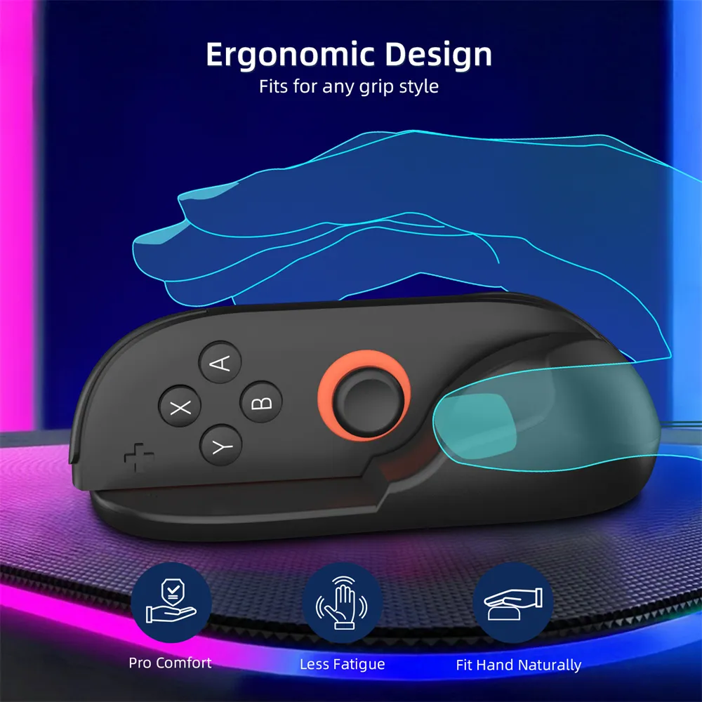 2 Pack For Nintendo Switch2 Mini Magnetic Mouse Grip Ergonomic Design Portable Controller Lightweight Gaming Accessories Desktop Mouse Mode Holder 2 Pack For Nintendo Switch2 Mini Magnetic Mouse Grip Ergonomic Design Portable Controller Lightweight Gaming Accessories Desktop Mouse Mode Holder