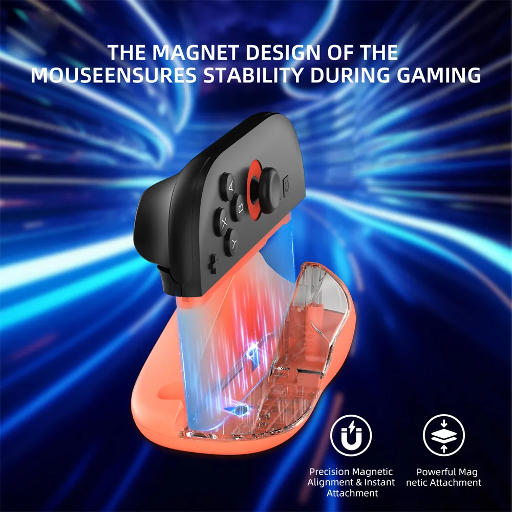 2 Pack For Nintendo Switch2 Mini Magnetic Mouse Grip Ergonomic Design Portable Controller Lightweight Gaming Accessories Desktop Mouse Mode Holder 2 Pack For Nintendo Switch2 Mini Magnetic Mouse Grip Ergonomic Design Portable Controller Lightweight Gaming Accessories Desktop Mouse Mode Holder