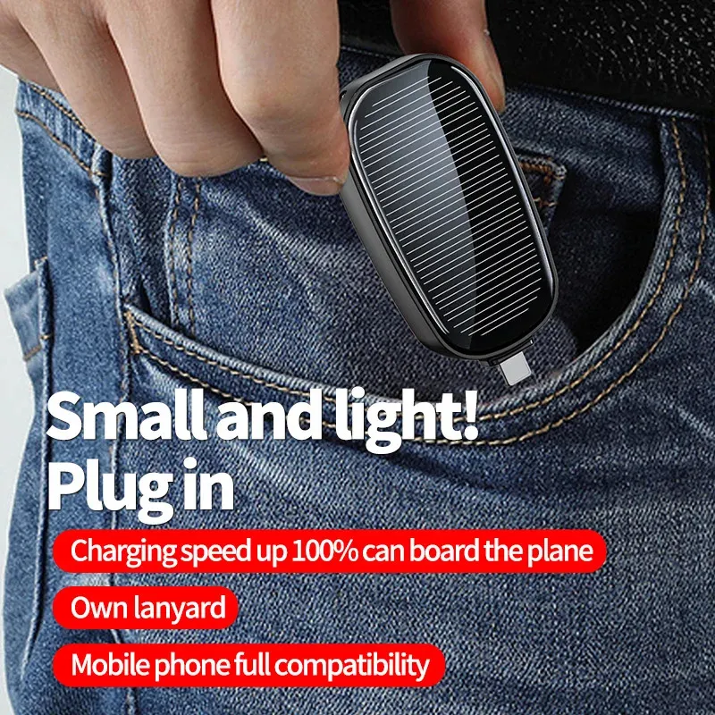 JQ-002 Mini Solar Power Bank Key Ring 1200mAh Portable Charger Compact Outdoor Camping External Battery Emergent Phone Power Bank JQ-002 Mini Solar Power Bank Key Ring 1200mAh Portable Charger Compact Outdoor Camping External Battery Emergent Phone Power Bank