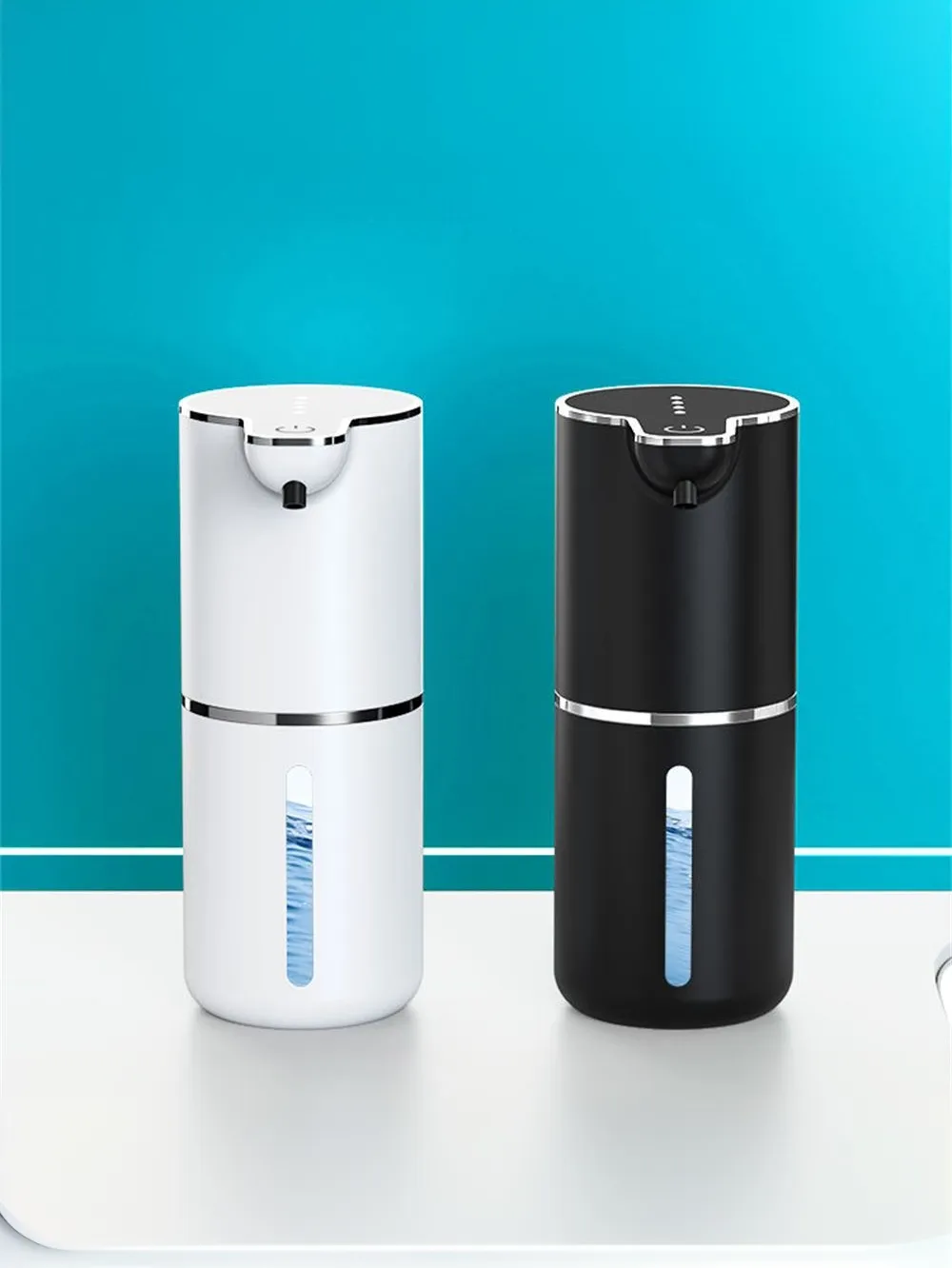 4 Level Automatic Soap Dispenser Touchless Foaming Soap Dispenser 350ML USB Rechargeable Electric Adjustable Foam Soap Dispenser