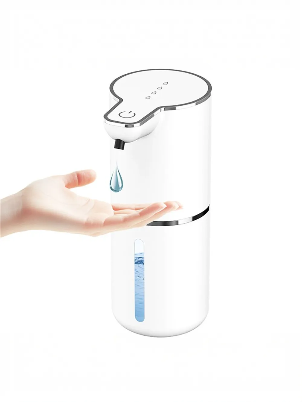 4 Level Automatic Soap Dispenser Touchless Foaming Soap Dispenser 350ML USB Rechargeable Electric Adjustable Foam Soap Dispenser