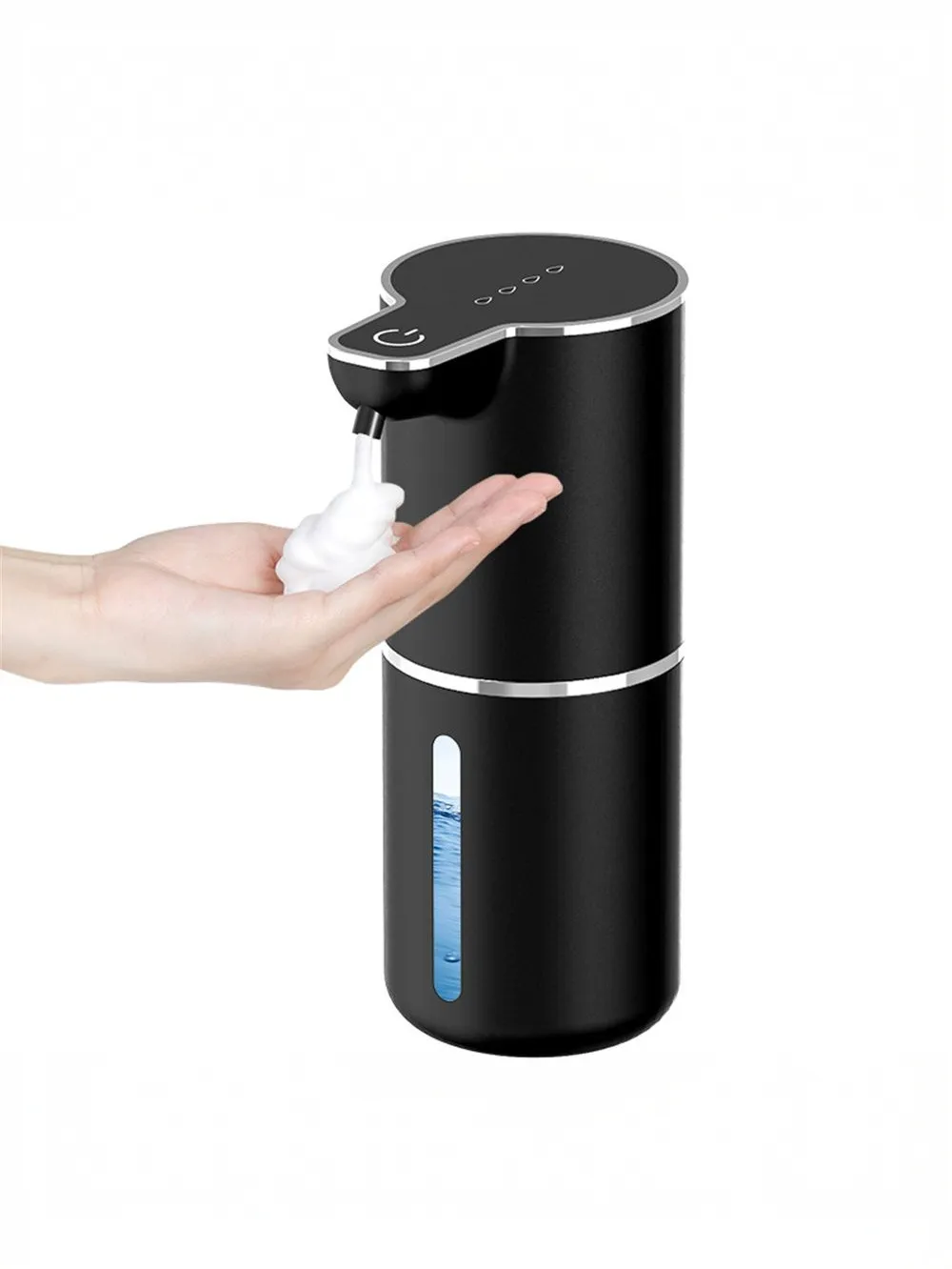 4 Level Automatic Soap Dispenser Touchless Foaming Soap Dispenser 350ML USB Rechargeable Electric Adjustable Foam Soap Dispenser