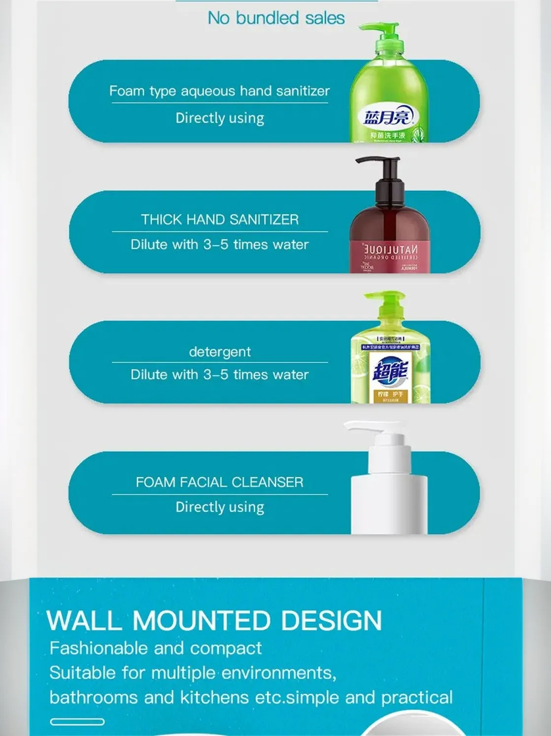 4 Level Automatic Soap Dispenser Touchless Foaming Soap Dispenser 350ML USB Rechargeable Electric Adjustable Foam Soap Dispenser