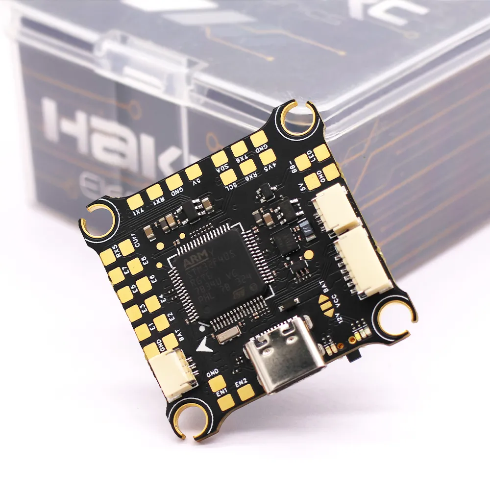 30.5mm*30.5mm HAKRC F4551 2-8S F405 V2 Flight Controller with 5V 12V BEC Output Barometer for RC FPV Racing Drones 30.5mm*30.5mm HAKRC F4551 2-8S F405 V2 Flight Controller with 5V 12V BEC Output Barometer for RC FPV Racing Drones