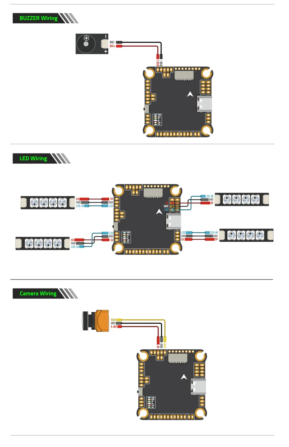 30.5x30.5mm Mamba F405 MK2 V2 3-6S Flight Controller ICM42688P with 5V 9V BEC Output for RC FPV Racing Drones 30.5x30.5mm Mamba F405 MK2 V2 3-6S Flight Controller ICM42688P with 5V 9V BEC Output for RC FPV Racing Drones