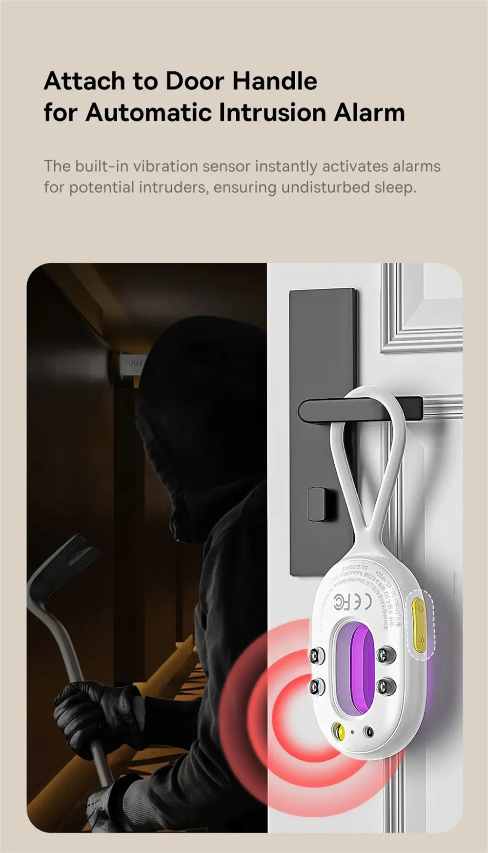 Baseus Security Camera Detector Rechargeable Anti Spy RF Signal Finder Alarm for Home Office Travel Baseus Security Camera Detector Rechargeable Anti Spy RF Signal Finder Alarm for Home Office Travel