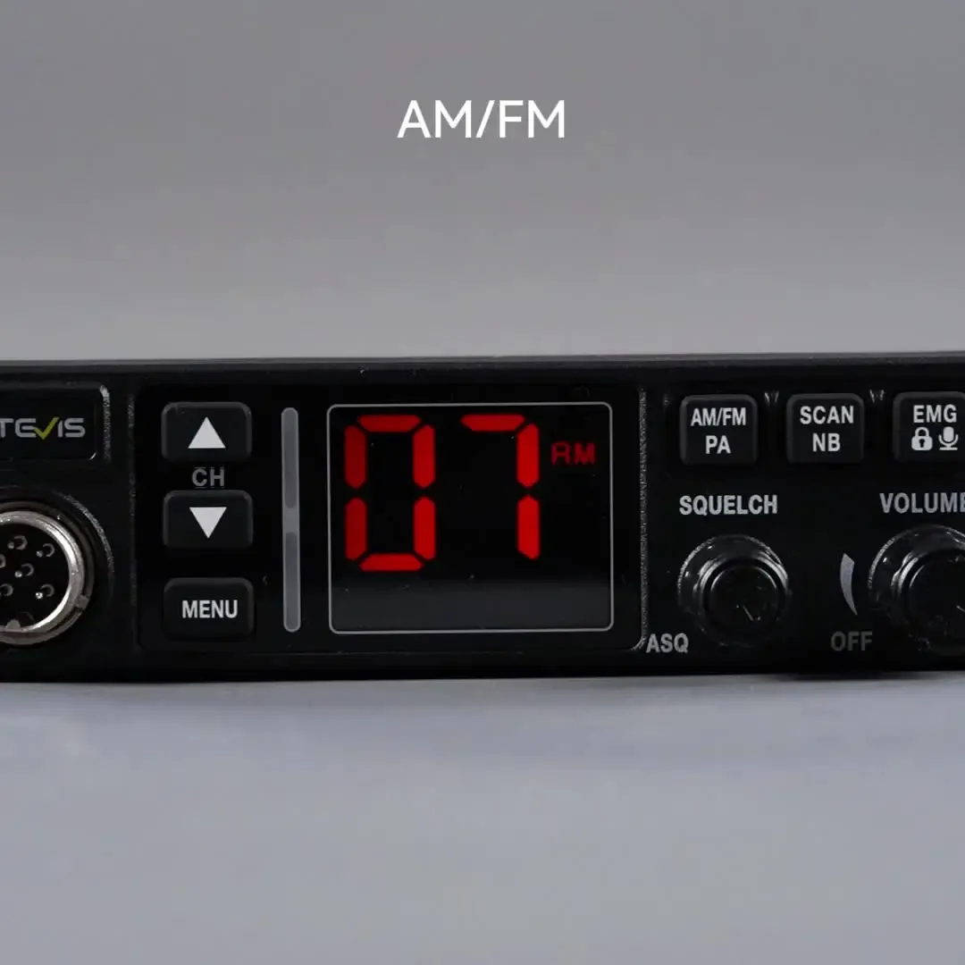 Retevis MB63A CB Car Radio 12/24V Power AMFM 40 Channels Emergency 9/19 Long Range Professional Communicator Compact Mobile Radio Station Retevis MB63A CB Car Radio 12/24V Power AMFM 40 Channels Emergency 9/19 Long Range Professional Communicator Compact Mobile Radio Station