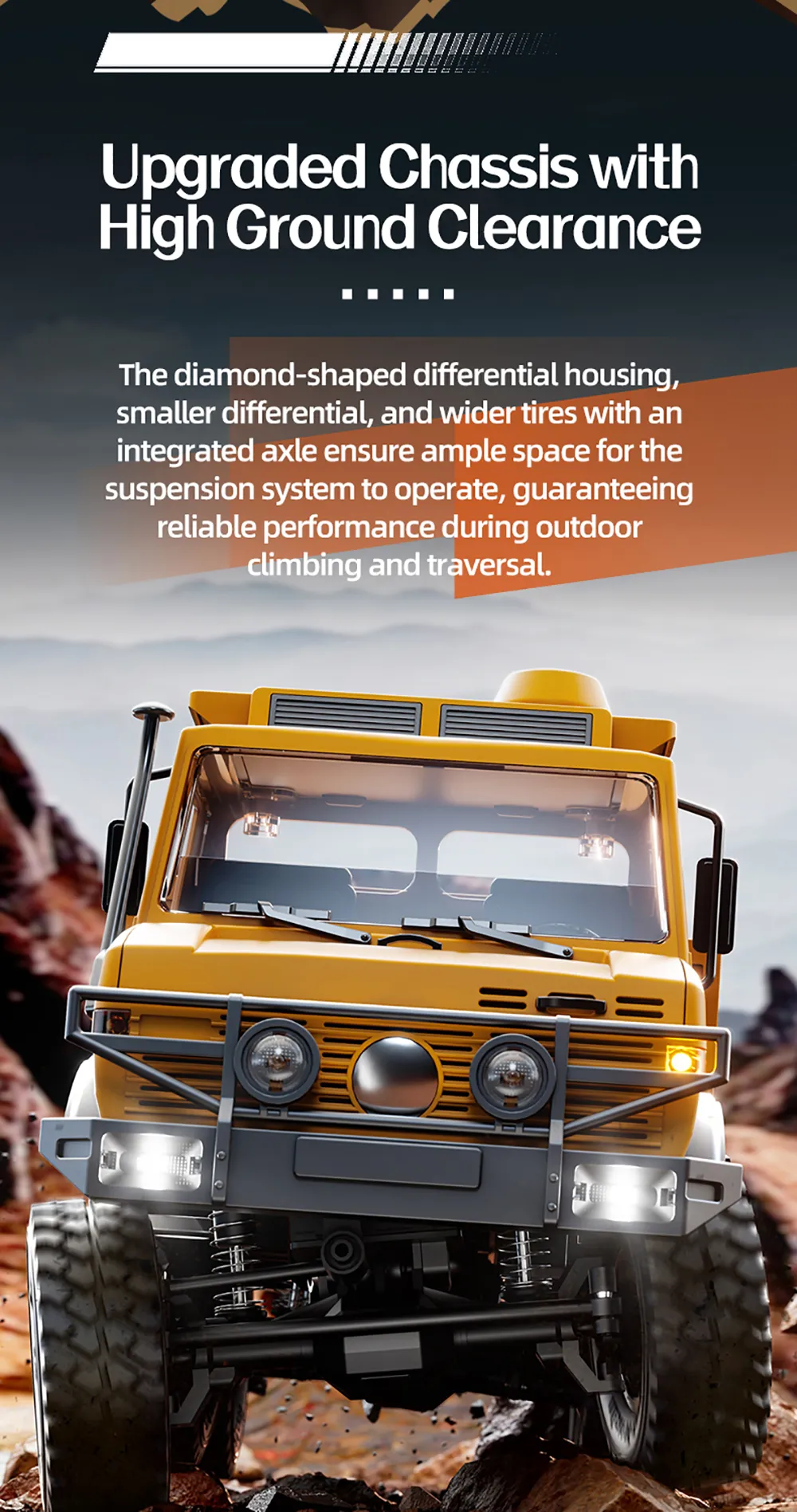 JJRC C8823 Unimog 1/18 6WD RC Car All-Terrain Off-Road Vehicle Transport Rescue Models JJRC C8823 Unimog 1/18 6WD RC Car All-Terrain Off-Road Vehicle Transport Rescue Models