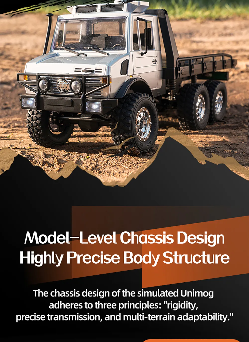 JJRC C8823 Unimog 1/18 6WD RC Car All-Terrain Off-Road Vehicle Transport Rescue Models JJRC C8823 Unimog 1/18 6WD RC Car All-Terrain Off-Road Vehicle Transport Rescue Models