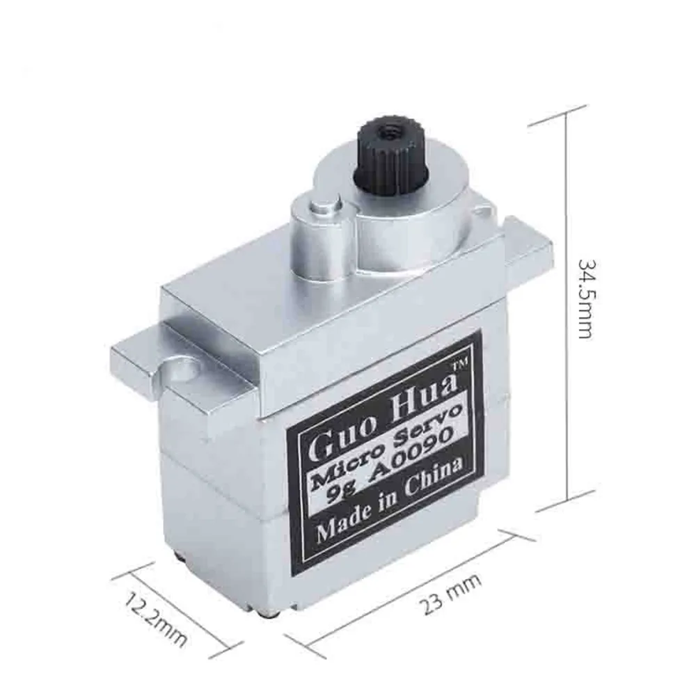 Guo Hua A0090 9g High Torque All Metal Gear Digital Micro Servo for RC Car Robot Remote Control Models Guo Hua A0090 9g High Torque All Metal Gear Digital Micro Servo for RC Car Robot Remote Control Models